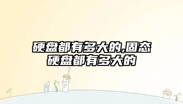 硬盘都有多大的,固态硬盘都有多大的